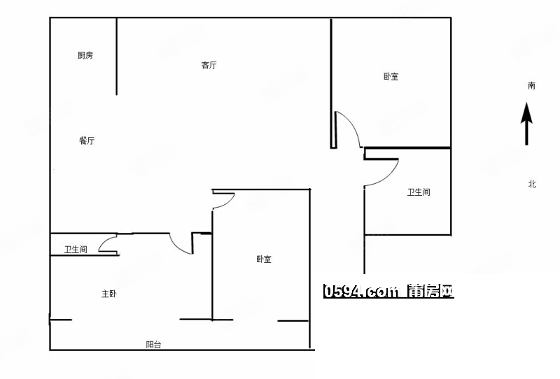 世紀(jì)豪景 精裝高層大三房  滿二 南北通透 采光好 雙證齊全