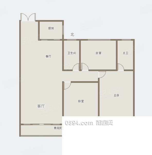 玖璽正榮府2期 南北通透 近醫(yī)院 雙衛(wèi)生間 交通便捷 滿二