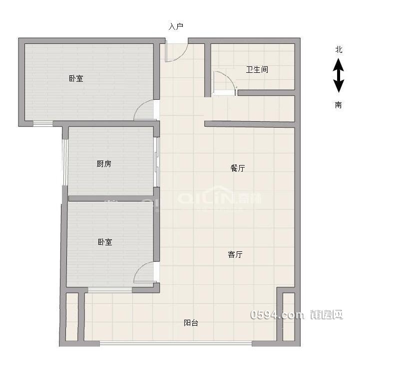 莆田萬達(dá)旁 溝頭紫溪軒 朝南2房，精裝修 拎包入住