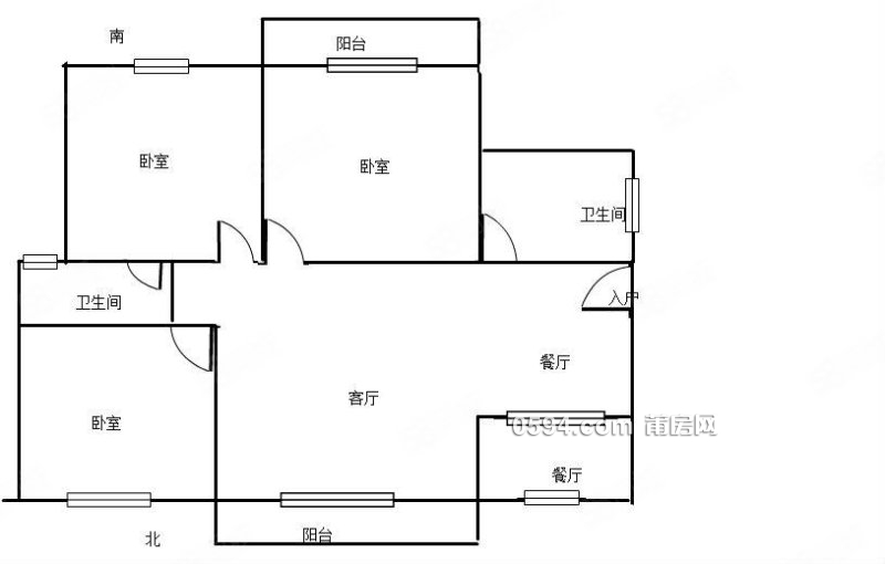 蘆江小區(qū) 南北通透 雙衛(wèi)格局 電梯房 次新小區(qū) 近醫(yī)院