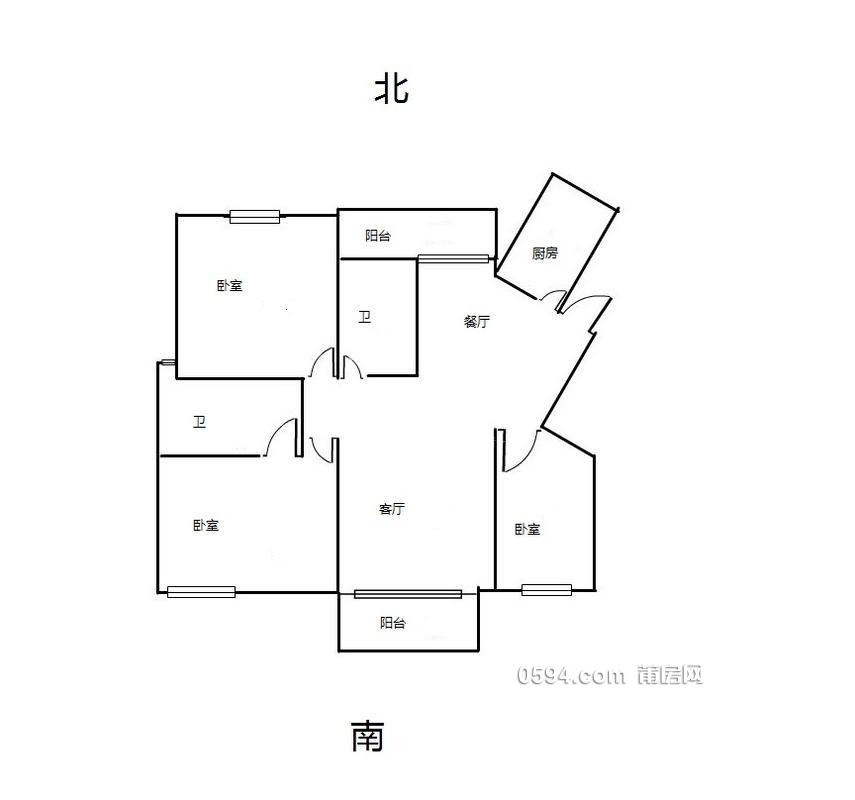 萬達(dá)廣場(chǎng)3房2廳2衛(wèi)143平精裝高層拎包入住