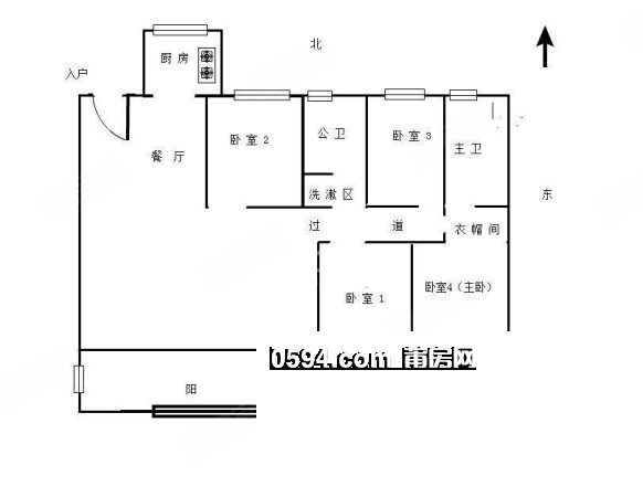 城廂萬(wàn)達(dá)廣場(chǎng) 建發(fā)觀(guān)瀾云著 精裝4房 南北通透 商品房