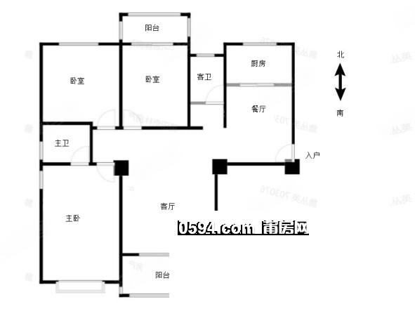 建發(fā)對面 巨岸幸福城 精裝3房 荔城  