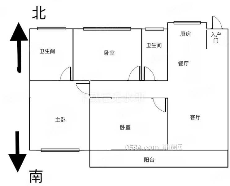 105平 朝南 保利天匯 3室2廳 精裝修 樓層好視野無遮擋