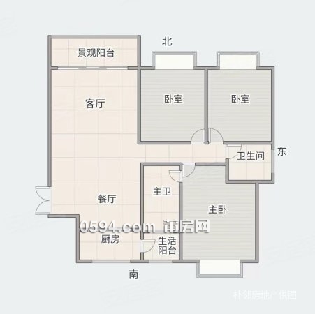 橋東小區(qū)|荔園南路1555號(hào)3室2廳2衛(wèi)128平方 