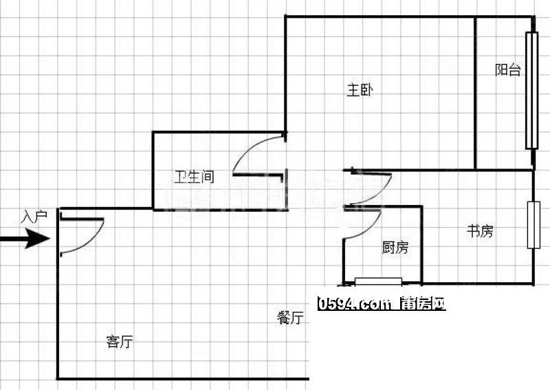 張鎮(zhèn)水鄉(xiāng)2室2廳1衛(wèi)87.21平