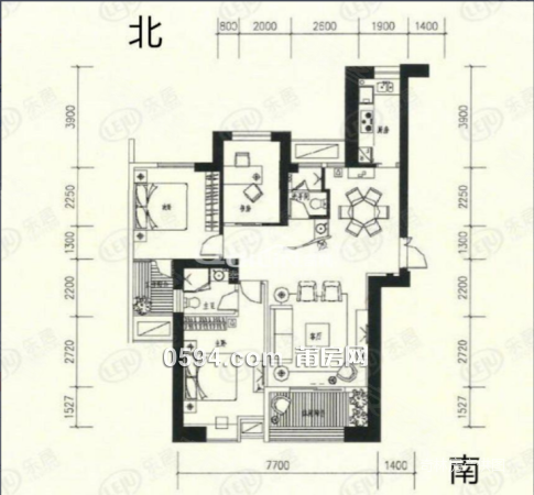 萬達(dá)附近木蘭楓丹 好樓層單價1.1萬精裝三房兩衛(wèi) 房子保持新