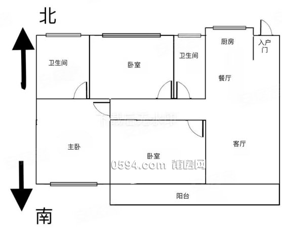 105平 朝南 保利天匯 3室2廳 精裝修 樓層好視野無(wú)遮擋