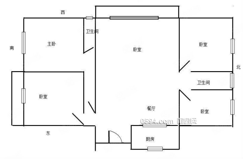 有證   多急售梅峰中山 荔浦蘆江小區(qū) 南北通透4房高樓層