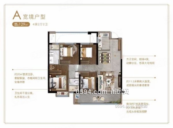 急售大降價 中南瓏禧臺 全新精裝未入住 鄰觀瀾云著萬