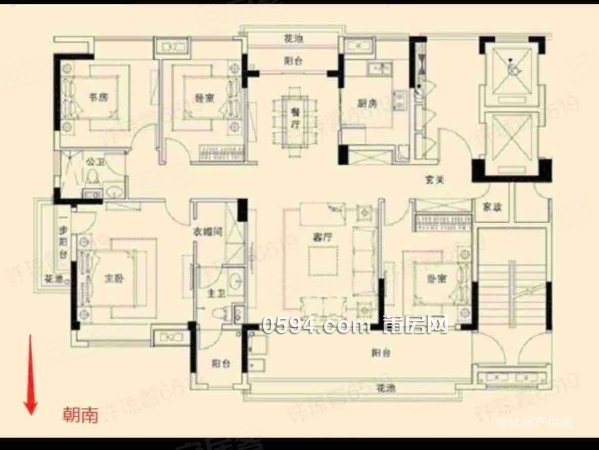 產(chǎn)品較少改善型！萬科小洋房邊套大平層帶裝修戶型漂亮南