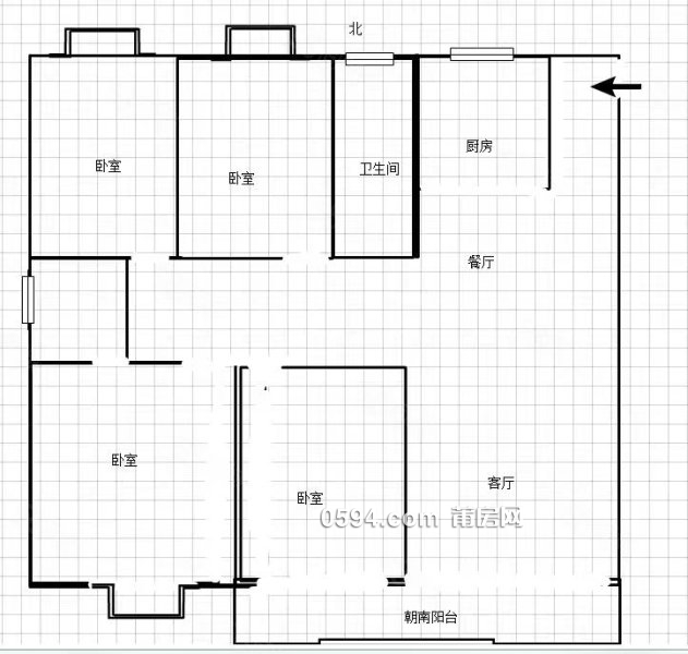 一平10000出頭 建發(fā)磐龍府 有證南北通透4房 麟峰