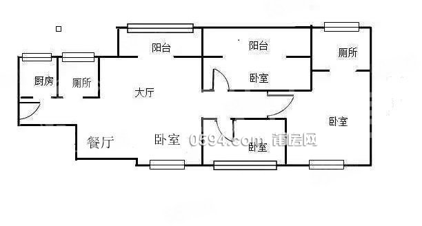 市中心步行街 陽光100鳳凰廣場 4室2廳 南北通透 有鑰匙