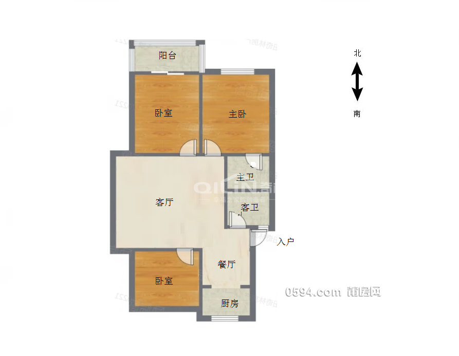  漢庭花園A區(qū) 剛需精裝3居室 總價(jià)116萬