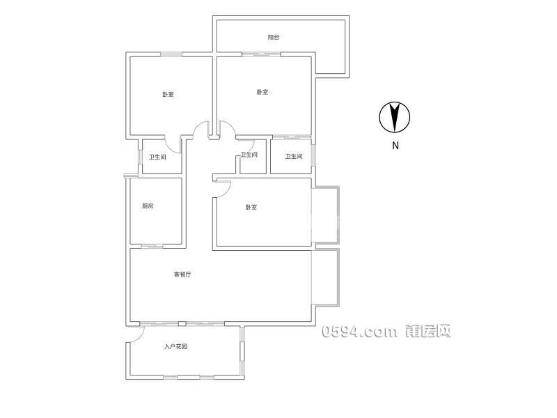 信輝上城高層精裝3居室 單價僅11000多