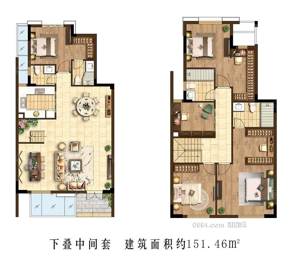 使用面積近 400 平的，疊墅，送車位，一口價(jià)