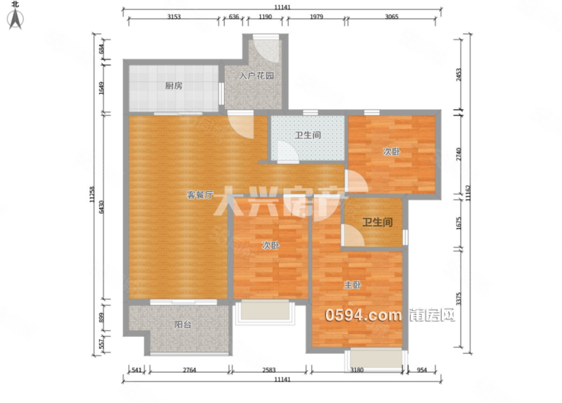 前排木蘭溪視野！富力高層精裝三房 全新未入住可談價鄰