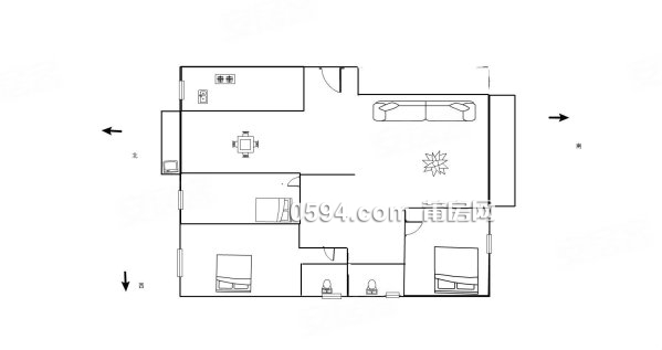 皇庭駿景左岸藍(lán)灣旁電梯中高層豪裝三房可拎包入住看房方