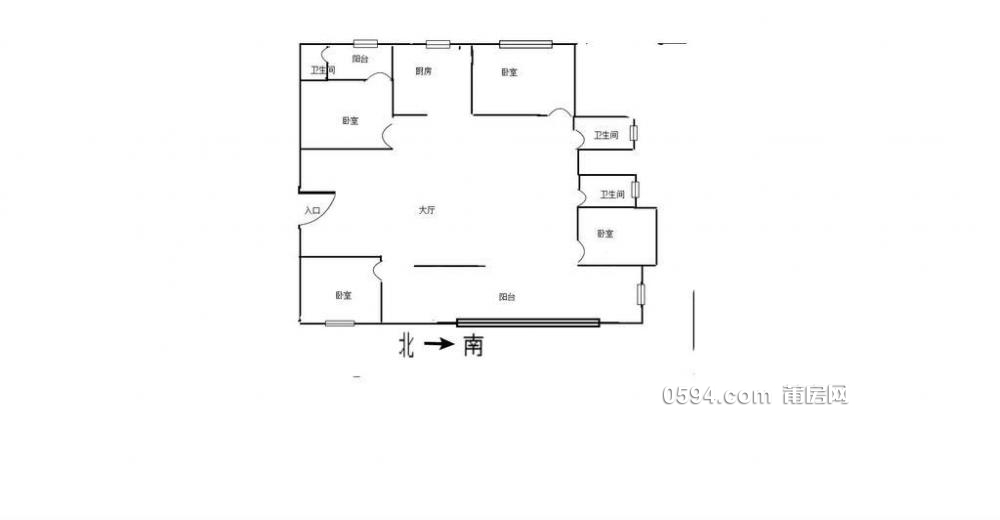 好房急租 市區(qū)城南肖厝佳園155平大四房 交通便利