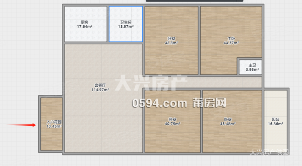   體育場(chǎng)旁電梯房一平   9四房家門口有  荔園華府