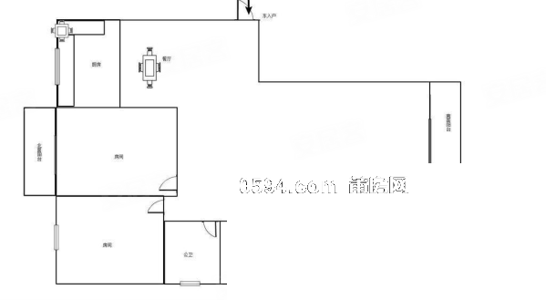 市中心急售  好房 贈送露臺 龍德井小區(qū) 南北東通透大三房