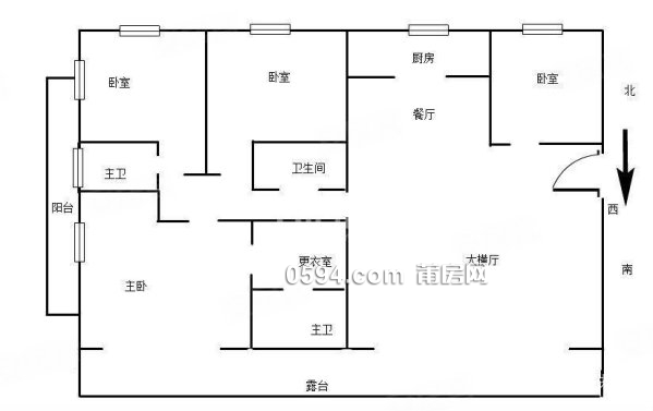  ！大平層 萬科一期 雙主臥 視野好 財富中心 建發(fā)玉湖壹號