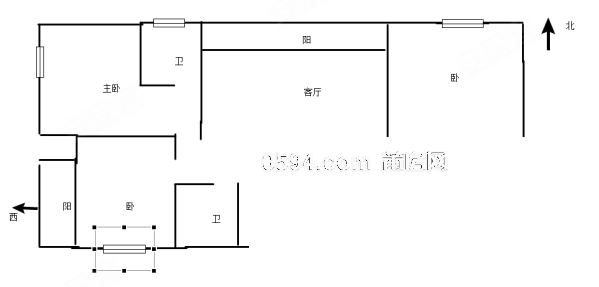 鑫焱龍德郡融創(chuàng)龍德井旁電梯中層精裝修三房可拎包入住看