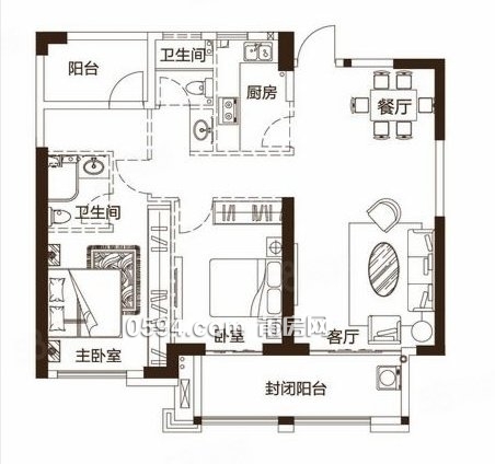 (頭排巨高層)正榮財(cái)富中心3室