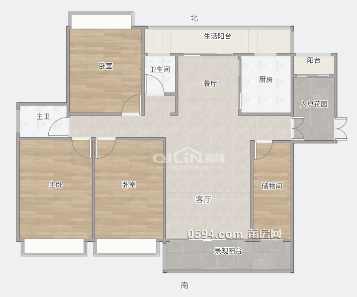 一小陪讀 荔能華景城 南北通透視野無遮擋 建筑抗8級(jí)地震