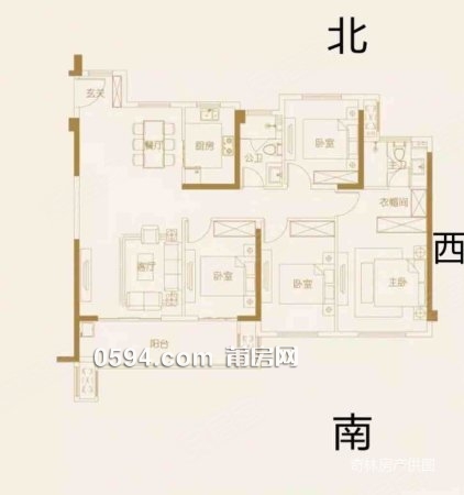 黃石保利香檳公館 三面光 4房戶型 8300一平看上可以商量