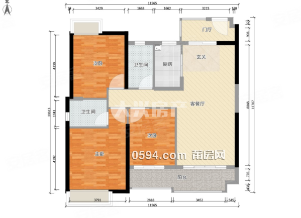 富力尚悅居高層 三面光 裝修未入住 一線溪景房 拎包入住