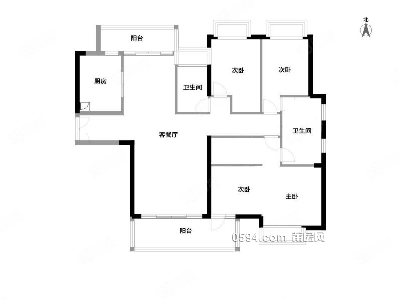 頭排溪景大平層 雅頌居中高層精裝四房南北東戶型家門口