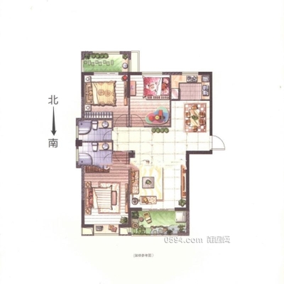 首付20万住沃尔玛华侨新城三期精装南北东3房2卫122㎡售120万-莆田二手房