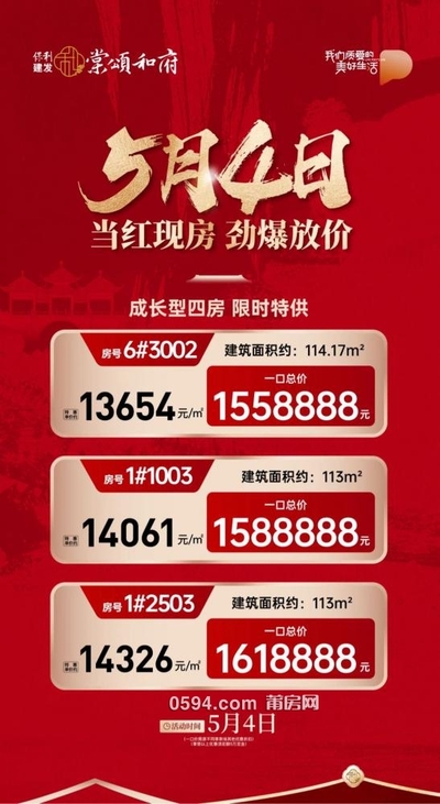保利建发棠颂和府 217万 132平 4室2厅2卫-莆田二手房 保利建发棠颂和府 217万 132平 4室2厅2卫-莆田二手房