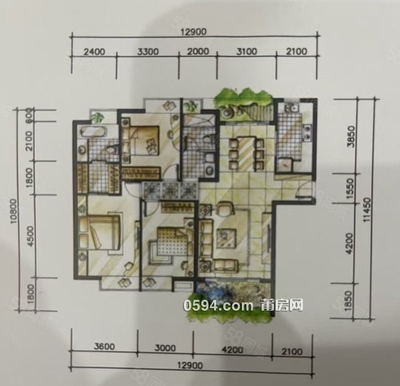   10800元 ，萬輝國際城三期，城廂一小，三面采光綠化好-莆田二手房