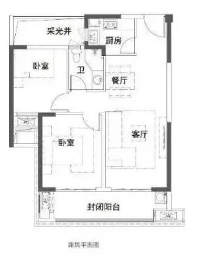 莆田新一中附近壶山学苑电梯2房南北通透全明户型全毛坯-莆田二手房