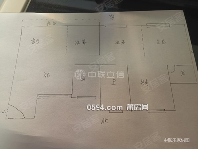 建發(fā)磐龍府 環(huán)境優(yōu)美 戶型彩光好 利用空間大 4室2廳 南北-莆田二手房