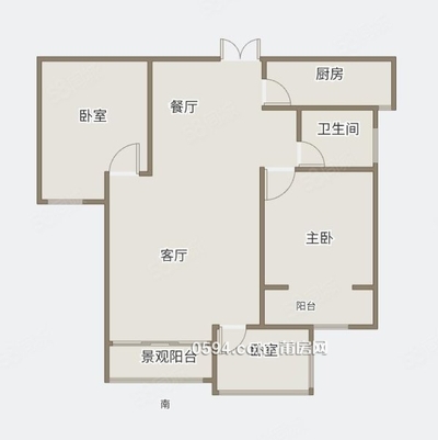 凤达滨河豪园小三房 93平  中上楼层  单价12900-莆田二手房