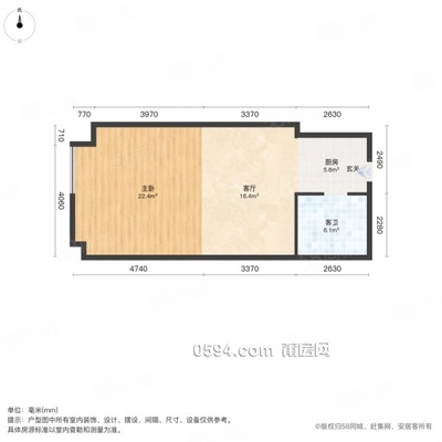 萬達(dá)廣場   單身公寓  57平  精裝修  單價5780-莆田二手房