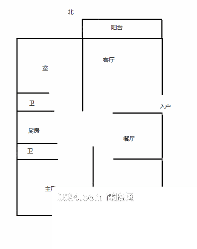 市中心體育場(chǎng)附近 寶勝小區(qū) 南北通透 配套齊全出入方-莆田二手房