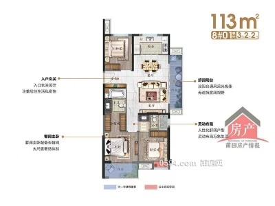 114平 3室2厅2卫 保利天宸 98万 低总价-莆田二手房 114平 3室2厅2卫 保利天宸 98万 低总价-莆田二手房