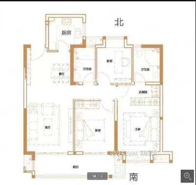 玖玺正荣府二期 111平 3房毛坯 13500 看房方便 -莆田二手房