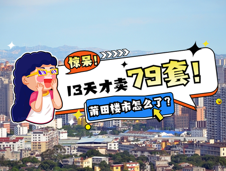 驚呆！13天才賣79套！莆田樓市怎么了？