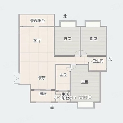 橋東小區(qū)|荔園南路1555號3室2廳2衛(wèi)128平方 -莆田二手房