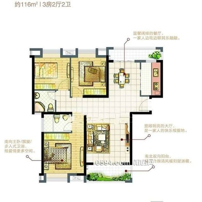 总价99万住保利湖心岛对面华永天澜城高层通透3房116平满二-莆田二手房