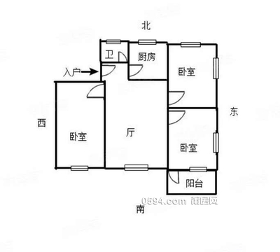 梅峰社区 梅峰 中山本校 3房 好楼层 126万 交通便利-莆田二手房