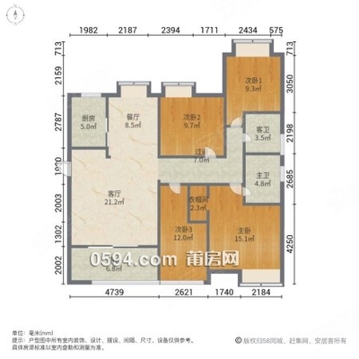 万达木兰溪旁丨高层南北东丨换别墅急需要用丨正荣木兰紫-莆田二手房