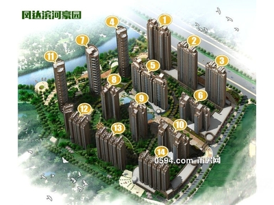 凤达滨河豪园 精装大三房 楼层好 看满意价格可商-莆田二手房