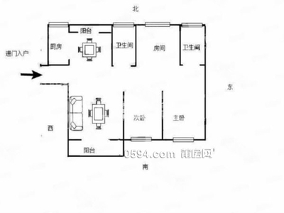 君悦   户型好 南北通透绿化环境优美 配套齐全 3房2厅-莆田二手房