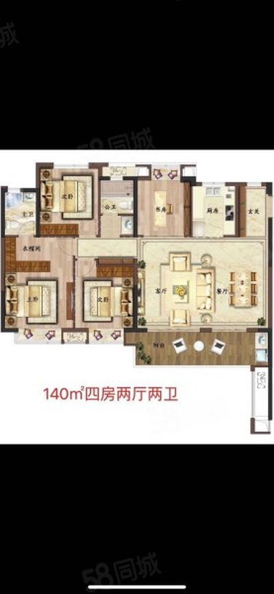 建发磐龙府|后卓北街555号3室2厅2卫142平方 -莆田二手房